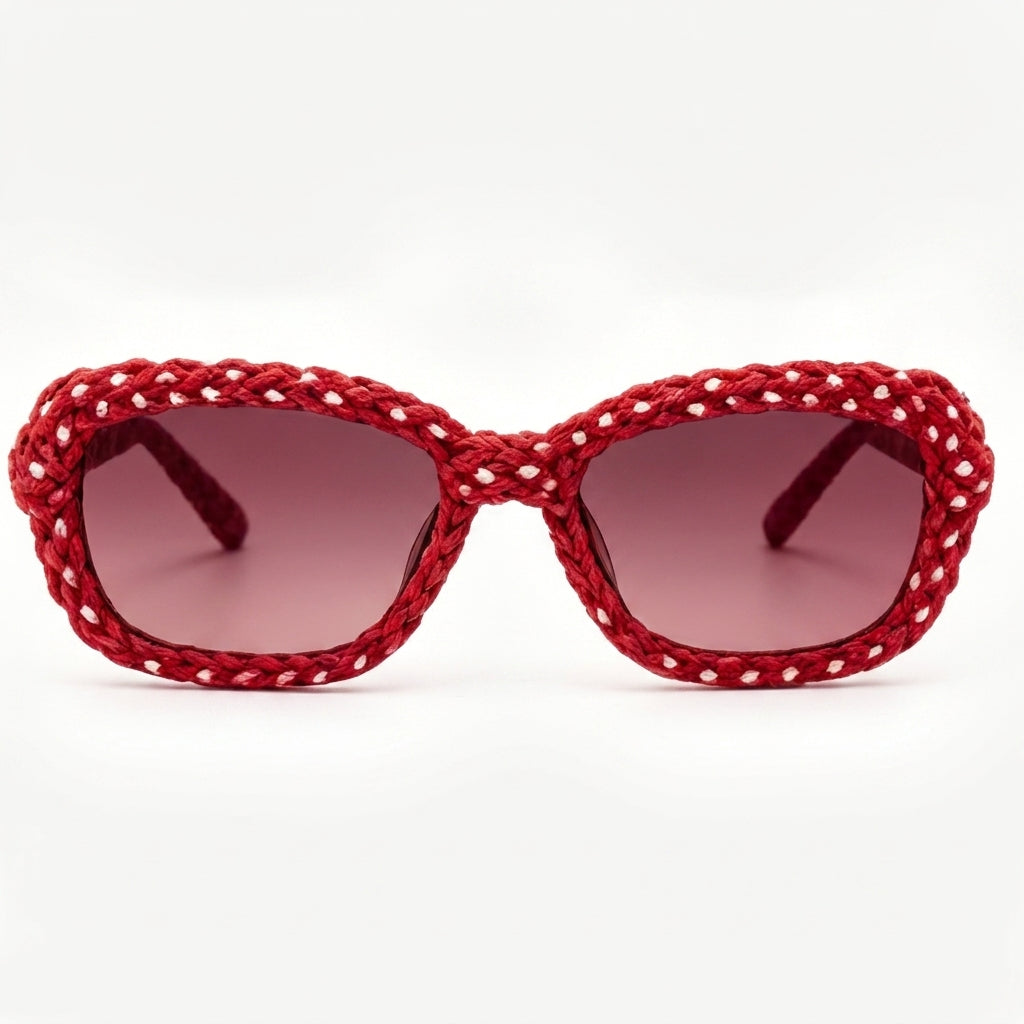 The Crimson Artisan Braided Sunglasses