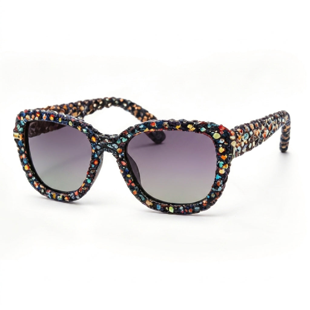 Midnight Mosaic Statement Sunglasses
