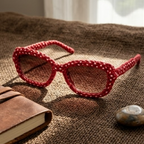The Crimson Artisan Braided Sunglasses