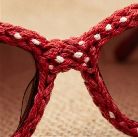 The Crimson Artisan Braided Sunglasses