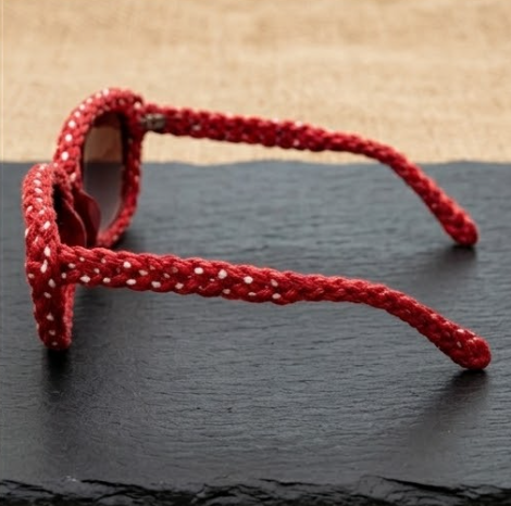 The Crimson Artisan Braided Sunglasses