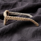 Beige Braided Knit Sunglasses