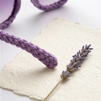 Lavender Woven Statement Sunglasses