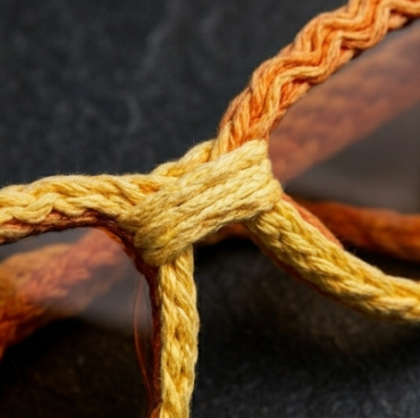 Golden Hour Woven Statement Sunglasses