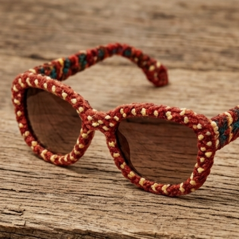 Artisan Tapestry Woven Sunglasses