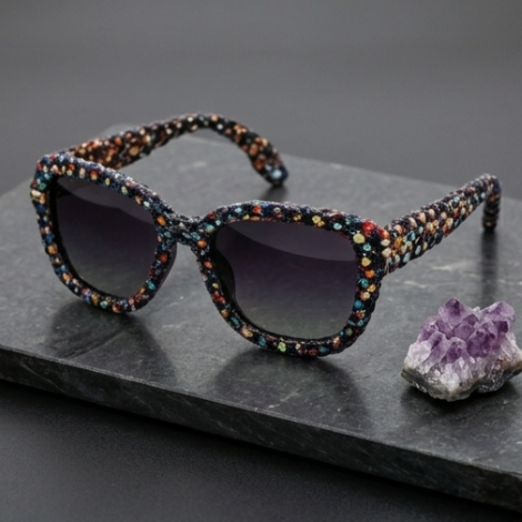 Midnight Mosaic Statement Sunglasses